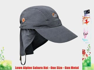 Lowe Alpine Sahara Hat - One Size - Gun Metal