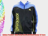 Adidas Predator Junior Boys Kids Black Blue Hoody 10 Years