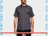 Odlo Check Out Men's Short-Sleeved Sports Shirt grey Castlerock Size:L