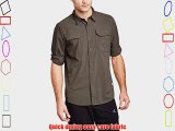 The North Face Men's Nesequoia Long Sleeve Shirt - Black Ink Green Large