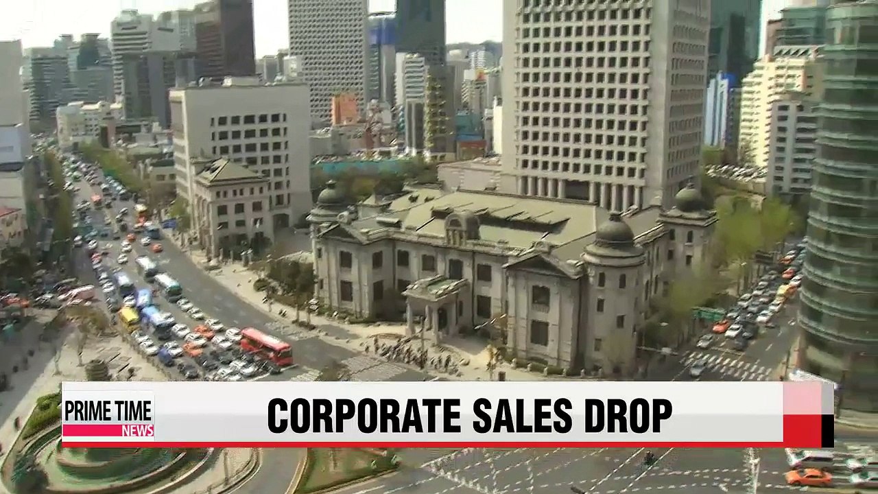 Korean conglomerates' sales drop by 5.5% in Q1 2015: BOK