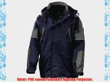 Result Mens Horizon Hi-Active Waterproof Windproof Jacket (3XL) (Navy/Grey)