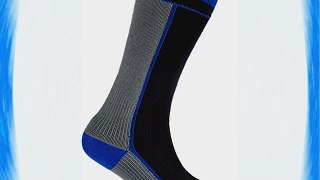 SSkinz Mid Weight Mid Lgth Sock - Black/Grey Medium