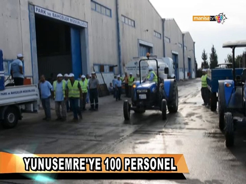 YUNUSEMRE'YE 100 PERSONEL