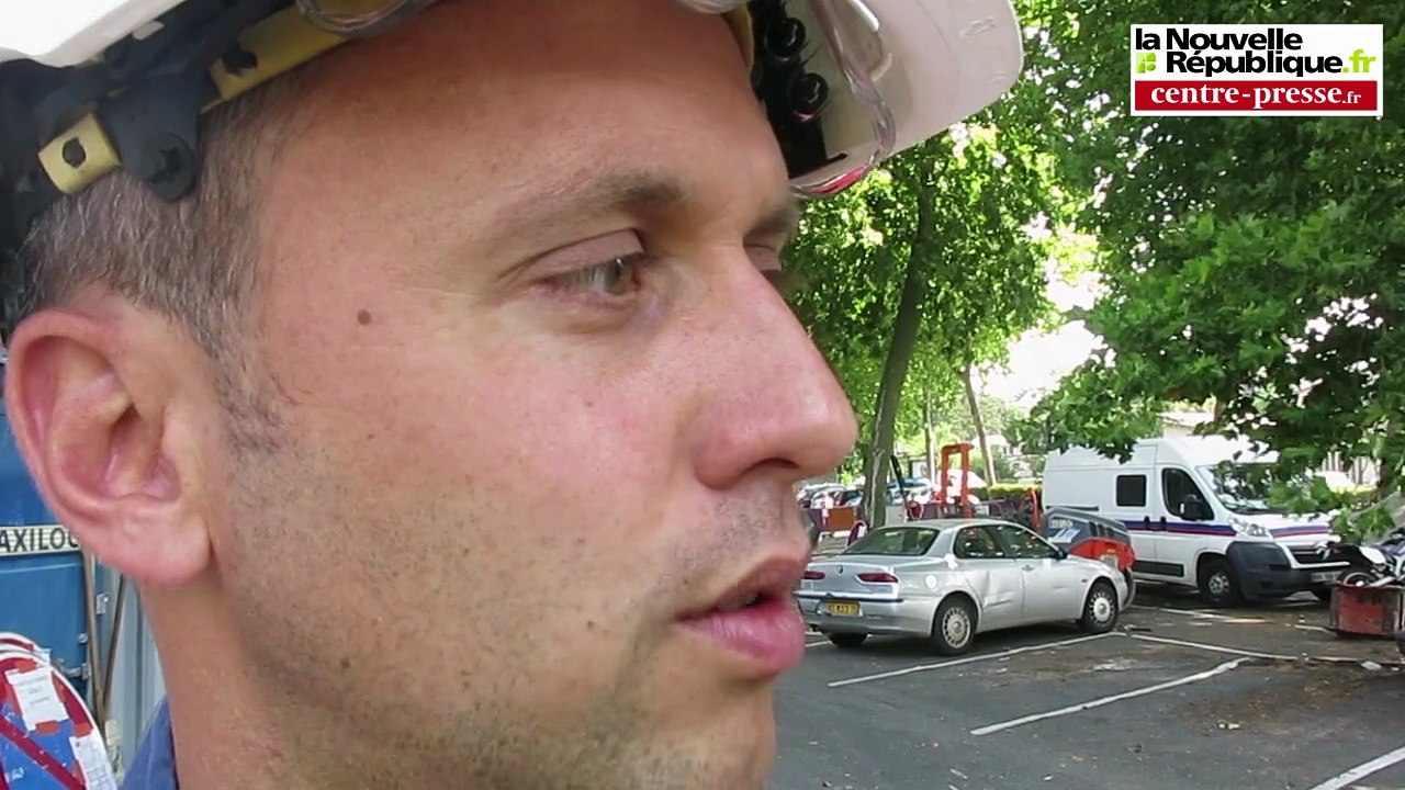 VIDEO. Poitiers : mesures spéciales anti-canicule pour le chantier de la Porte de Paris