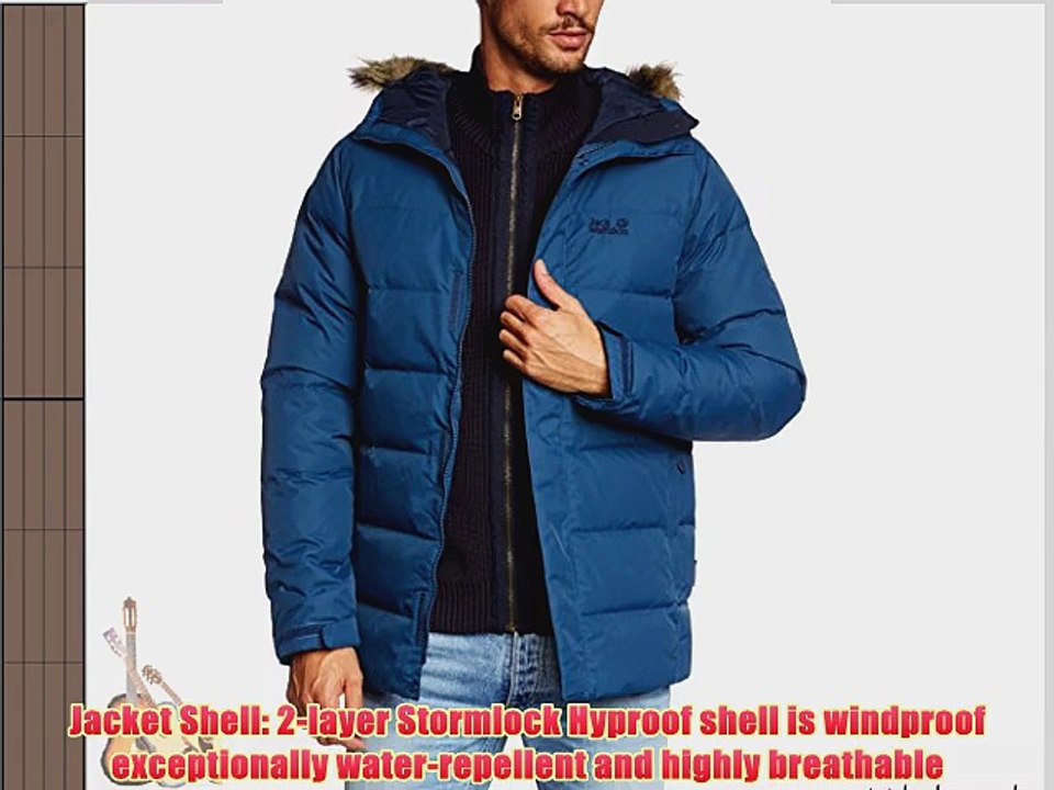 JACK WOLFSKIN Baffin Men's Jacket blue Dark Teal Size:S