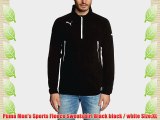 Puma Men's Sports Fleece Sweatshirt Black black / white Size:XL
