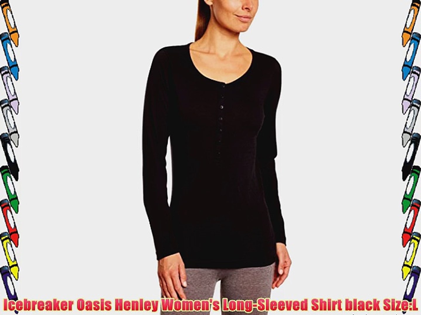 Icebreaker Damen Unterhemd Langarm Everyday Sport Freizeit Skifahren