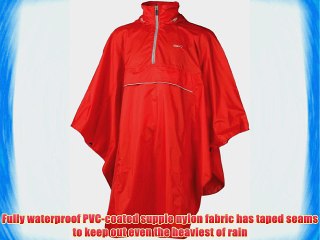 Agu Track Poncho Red One-Size
