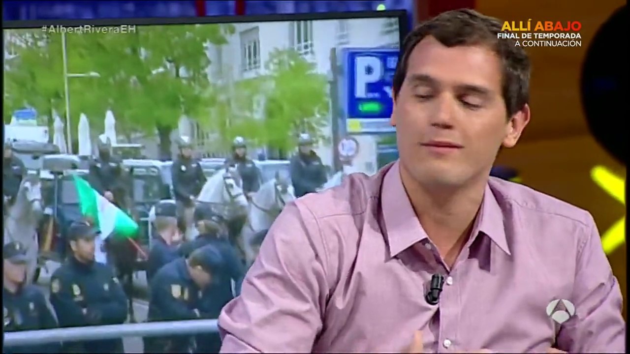 Albert Rivera en El Hormiguero 3.0- 'El PP y el PSOE son partidos tóxicos'