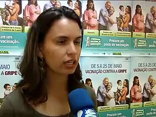 Jornal local: fim vacinaçaõ