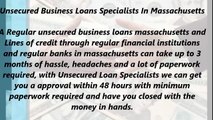 Unsecured Business Loans Specialists In Massachusetts (866.854.7904)