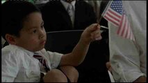 Menores hispanos acceden a la nacionalidad estadounidense en las fiestas de la Independencia
