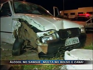 DF Alerta: Bêbado é detido depois de bater em árvore