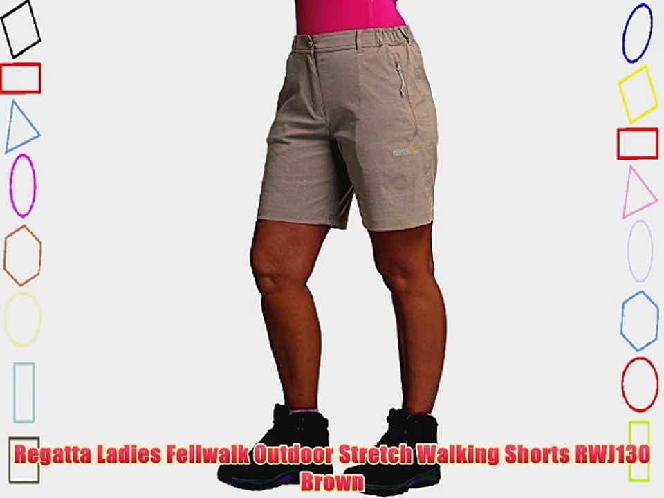 ladies stretch walking shorts