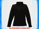 Regatta Women's Micro Full Zip Workwear Fleece Jacket Black 20 UK