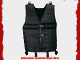 MFH Molle Light Modular System Men's Vest black Size:Adjustable