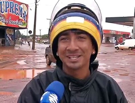 Jornal local: buraco águas lindas