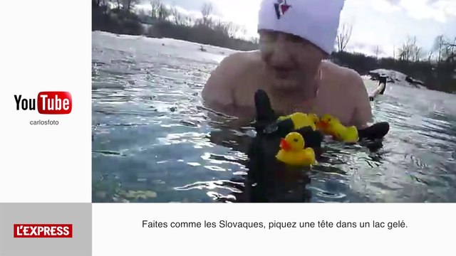 Lac gelé et bataille de boules de neige: le zapping qui rafraîchit