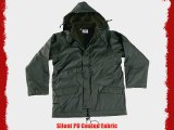 Fortress Fleece Lined Waterproof Flex Jacket - Waterproof and Windproof [Large - Green]