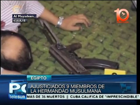 Egipto: ajusticiados con pena de muerte 9 hermanos musulmanes