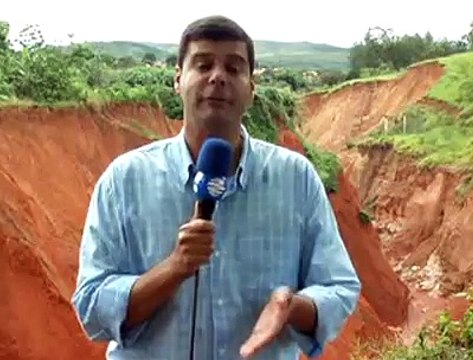 Jornal Local: caos cratera