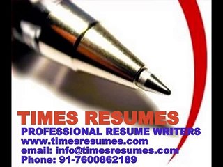 Professional-Resume-Writing Services in India - Review