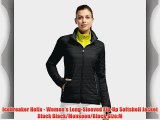 Icebreaker Helix - Women's Long-Sleeved Zip-Up Softshell Jacket Black Black/Monsoon/Black Size:M