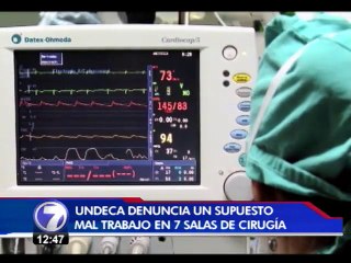 Undeca denuncia defectos en remodelación de 7 quirófanos del Calderón Guardia