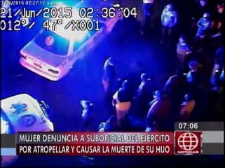 Suboficial del Ejército arrolló y mató a joven en Puente Piedra