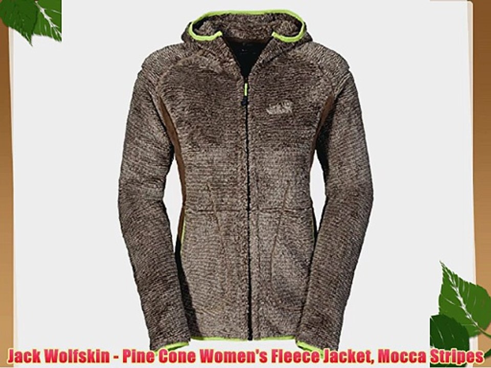 Jack Wolfskin - Pine Cone Women's Fleece Jacket Mocca Stripes