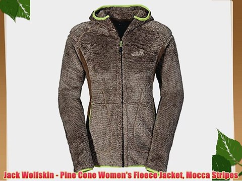 Jack Wolfskin - Pine Cone Women's Fleece Jacket Mocca Stripes