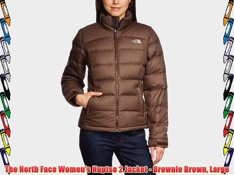 The North Face Women's Nuptse 2 Jacket - Brownie Brown Large