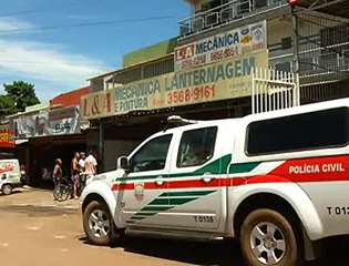 Jornal local: desmanche oficina