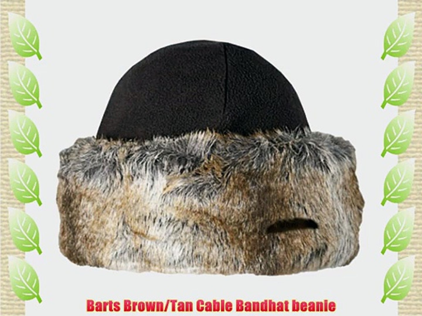 barts faux fur cable bandhat