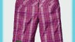 Jack Wolfskin Women's Softshell Plaid Shorts - Pink Passion Checks Size 44