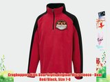 Craghoppers Kids Bear Grylls Original Microfleece - Bear Red/Black Size 7-8