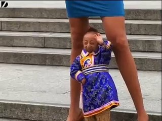 World’s SMALLEST Man Meets World’s TALLEST Woman WOW