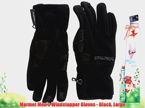 Marmot Men's Windstopper Gloves - Black Large