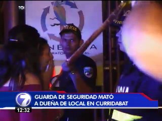 Mujer murió a manos de guarda que portaba cuchillo y pistola de juguete