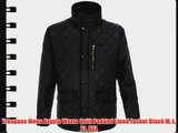 Trespass Mens Argyle Warm Quilt Padded Lined Jacket Black M L XL XXL