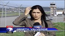 Avioneta resulta con daños tras aterrizaje forzoso en aeropuerto Tobías Bolaños