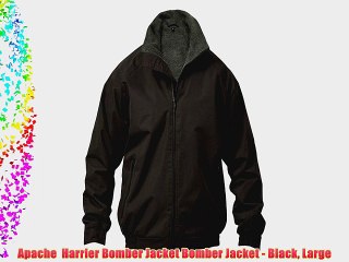 Apache  Harrier Bomber Jacket Bomber Jacket - Black Large