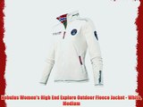 Nebulus Women's High End Explore Outdoor Fleece Jacket - White Medium