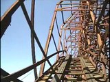 Psyclone Roller Coaster POV Six Flags Magic Mountain Closed in 2006