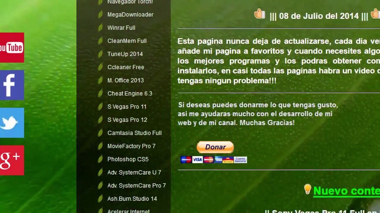 Descargar e Instalar Sony Vegas Pro 11 Full en Español 2015 | MEGA | 32 Bits