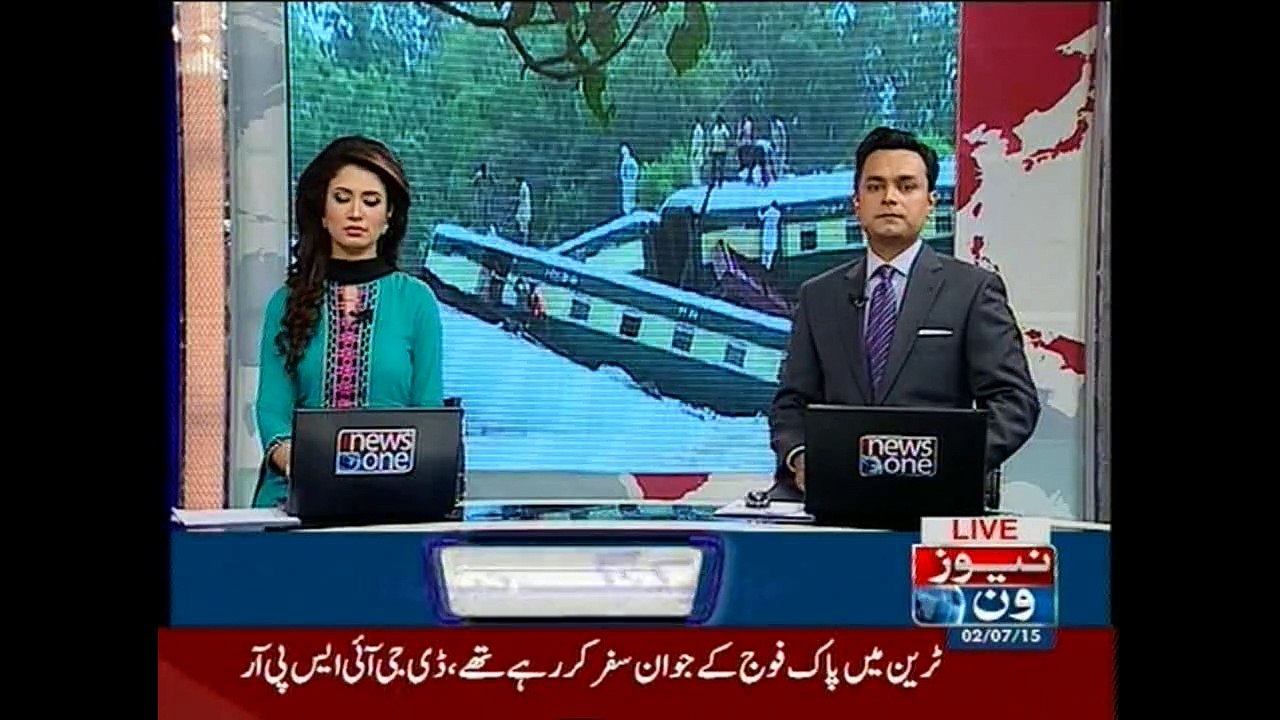 Train carrying military troops fell in canal: ISPR