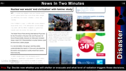 News In Two Minutes - Kashmir Violence - Ukraine Unrest - Fukushima - H7N9 - Chemicals