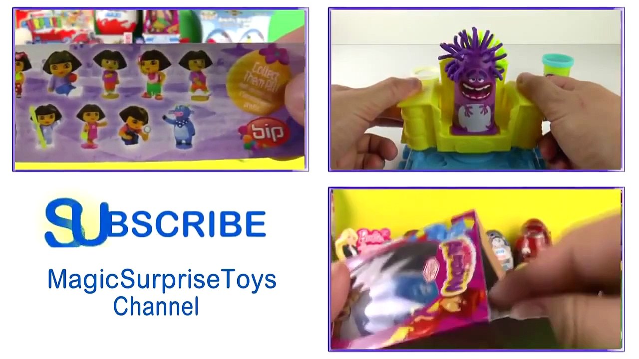 Tom y Jerry Plastilina huevo Sorpresa!! Scooby Doo Zorro My Little Pony Pixar Ratatouille
