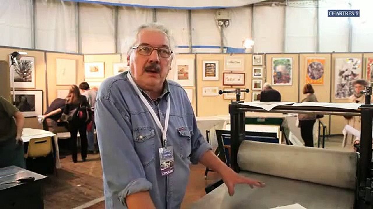Artisanales de Chartres 2011: les techniques de l'estampe.